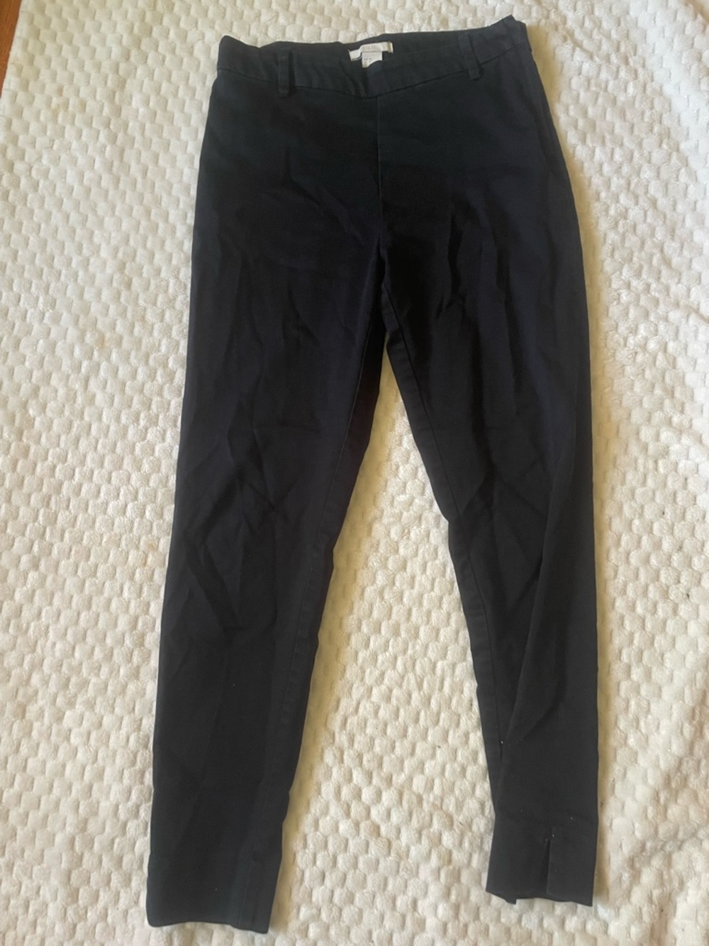 H&M Black High-Rise Trousers